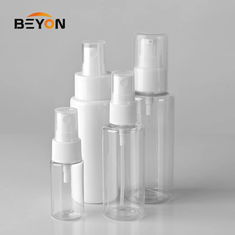 Spray Pet Bottles 20 ml  Plastic Bottle With Fine Mist Sprayer 20ml 50ml 80ml 110ml