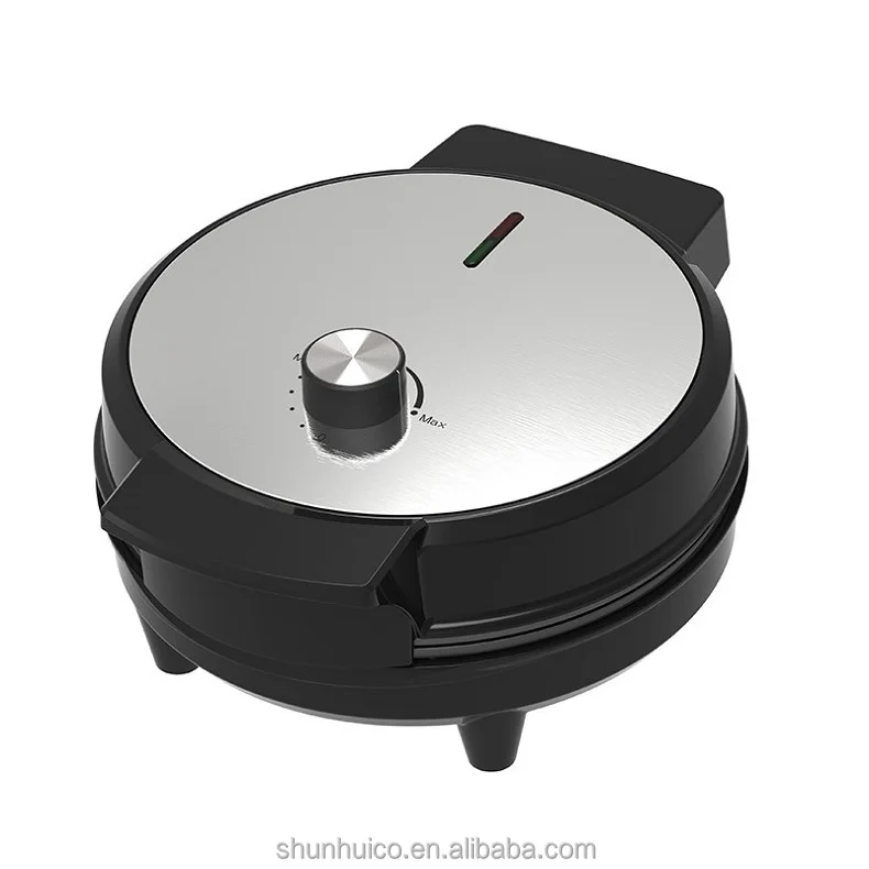 7inch Double Sided Belgian Waffle Maker Round Nonstick Belgian Waffle