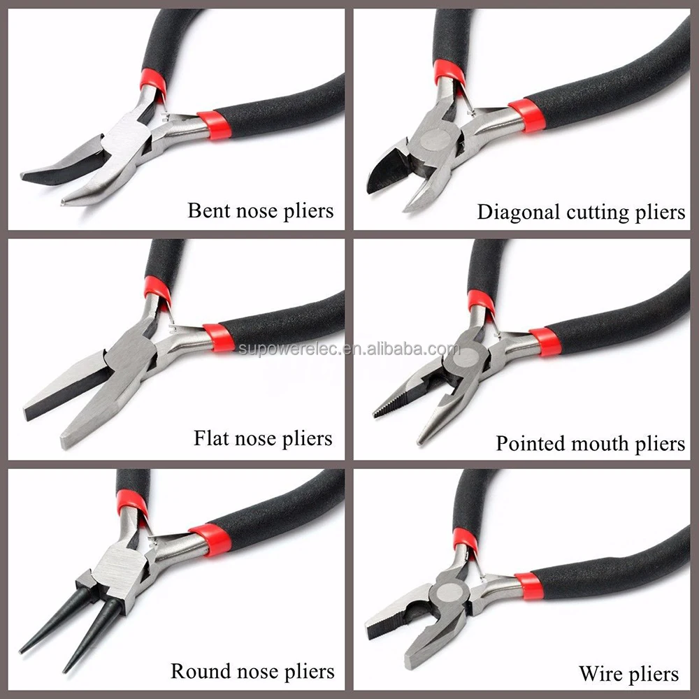 4.5 Inch Mini Bent Nose Pliers