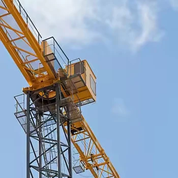 China 6ton 65m construction machine flat top tower crane prices of tower cranes