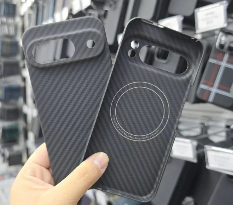 product kevlar carbon fiber aramid magnetic cover for google pixel9 9a 9pro xl anti fingerprint shockproof protective mobile phone case-5