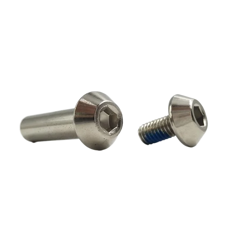 Customized Stainless Steel Brass Male And Female Screw Stainless Steel black rivet screw with T25H chicago screw