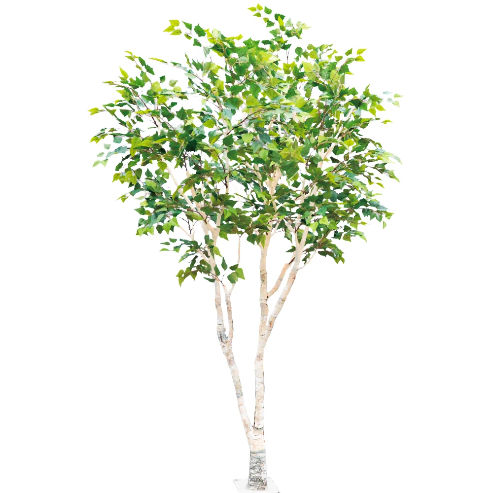 Factory Handmade Faux Birch Artificial Tree Artificial White Birch Trees for Decorative