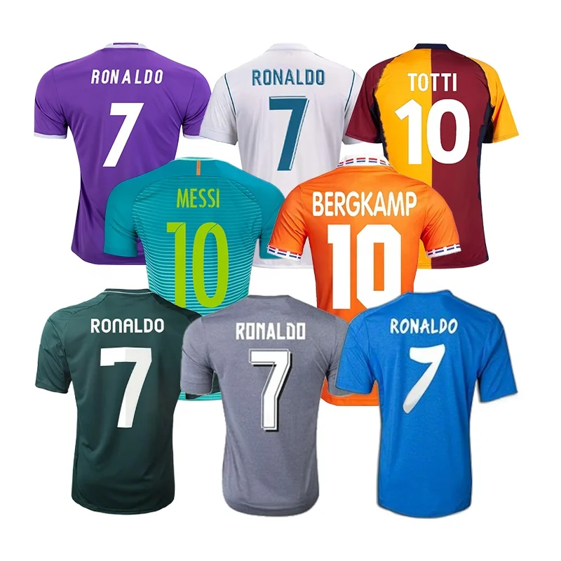 Retro Soccer Jersey Real 94 96 97 98 99 Football Shirts Ac 01 02 03 04 ...