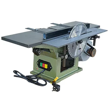 Three-in-One Bench Wood Planer Machine 220V Spiral Cutter Head Essential for Wood Thickness Planer Core Motor Component Included