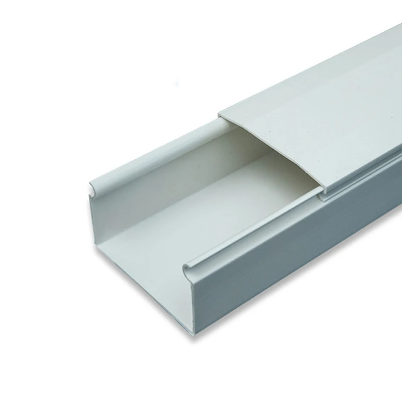 PVC Cable Trunking 100 100mm Flexible Wire Duct China PVC Wire Duct Supplier