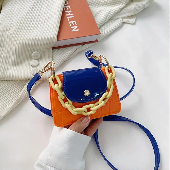 2021 Summer mini jelly bags women jelly pvc purse fashion designer handbags for women kids jelly purses