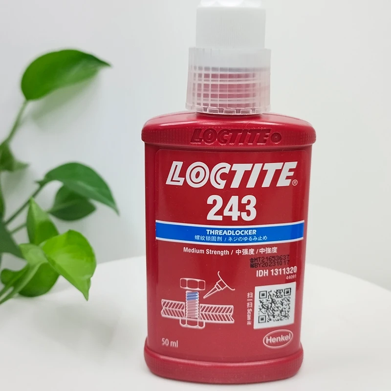 Original Loctite 243 Wholesale High Quality Hot Selling Blue Anaerobic Super Glue Threadlockers