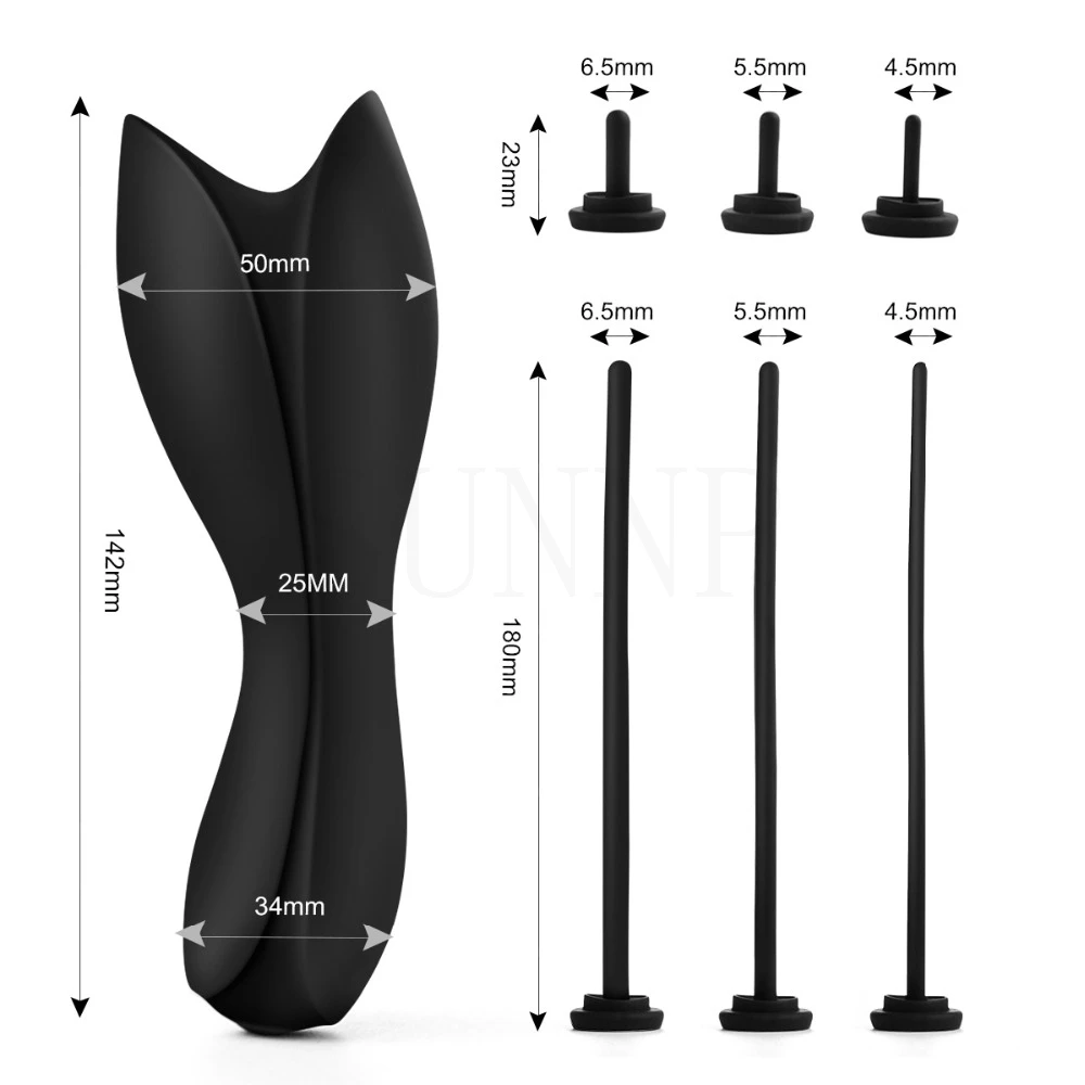 Free Custom Box - Penis Plug Horse-eye Urethral Dilation Stick Stimulation Enlargers Pump Masturbator Lasting Trainer Vibrator