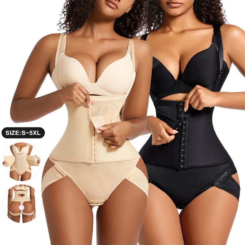 Women Tummy Control Panties Shaper Shoulder Strap Trainer Butt Lift Pull Body Corset Shaping Underwear Waist Trainer Shapewear supplier