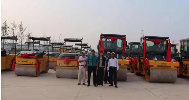 NIVO NV301C 1ton Mini Remote Control Trench Double Drum Vibratory 200kg to 40ton Optional Road Roller Compactor Machine or Parts
