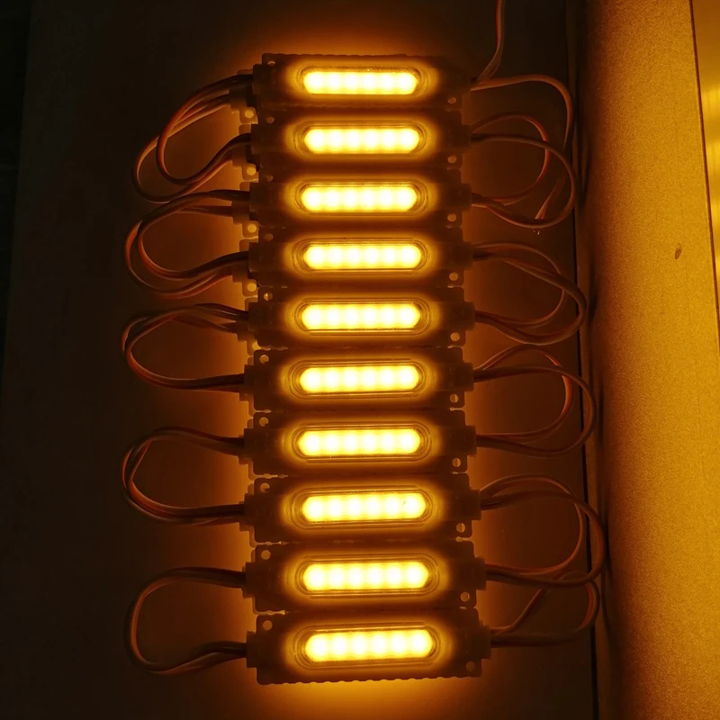 High Power 2W IP67 12V Channel Letters Led Injection Modules Lens Cob Led Module