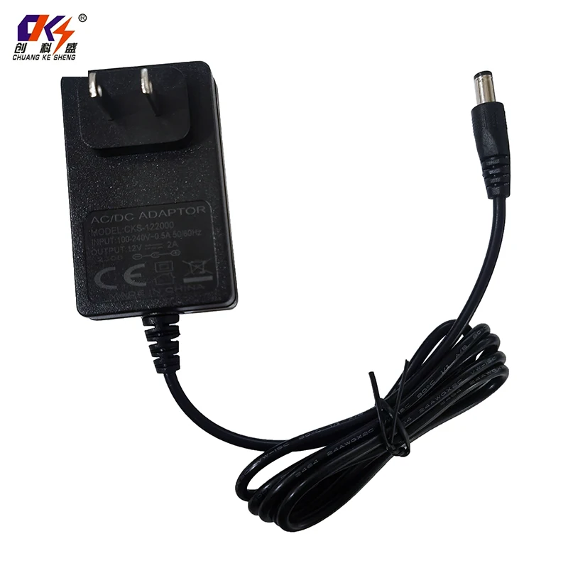 Ac Output Switching 12V 2A Power Supply Power Regulator Adopter 12Volt 2Amp 24W Desktop Adapters