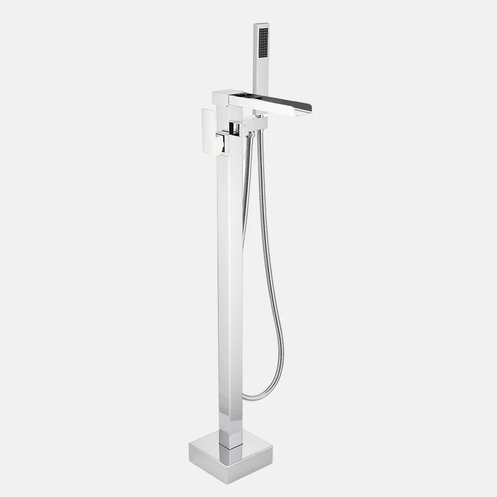 bath waterfall faucets floor mounted