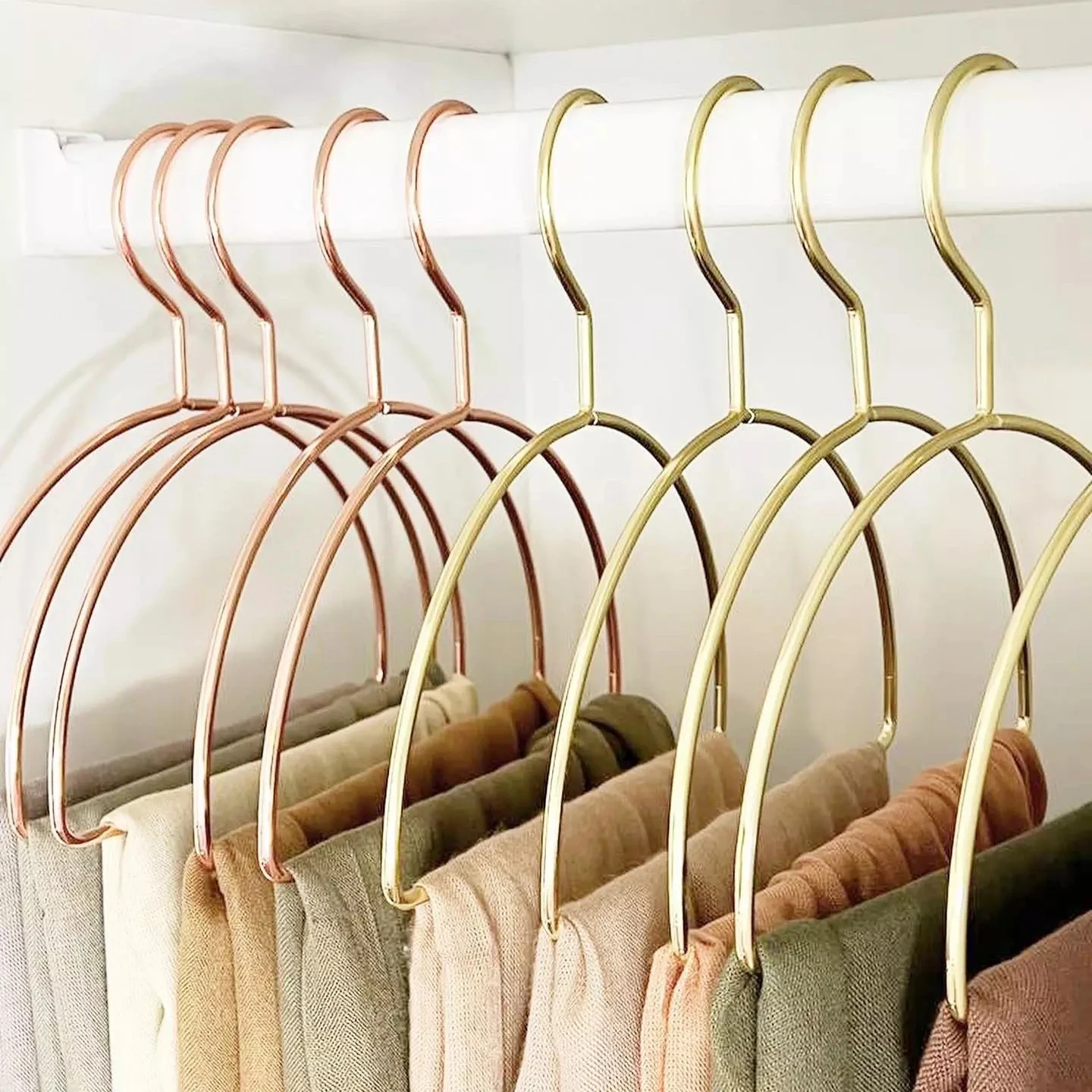 Wholesale Fashion Metal Alloy Tie Towel Storage Rack Nonslip Round