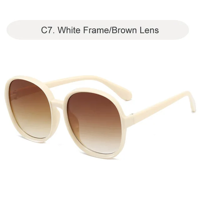 2022 Nuevo Gafas De Sol Redondas De Las Mujeres De Gran Tamaño De Las  Señoras De Moda De Plástico Al Aire Libre De Gafas De Sol Para Mujeres,Gafas  De Sol Uv400 -