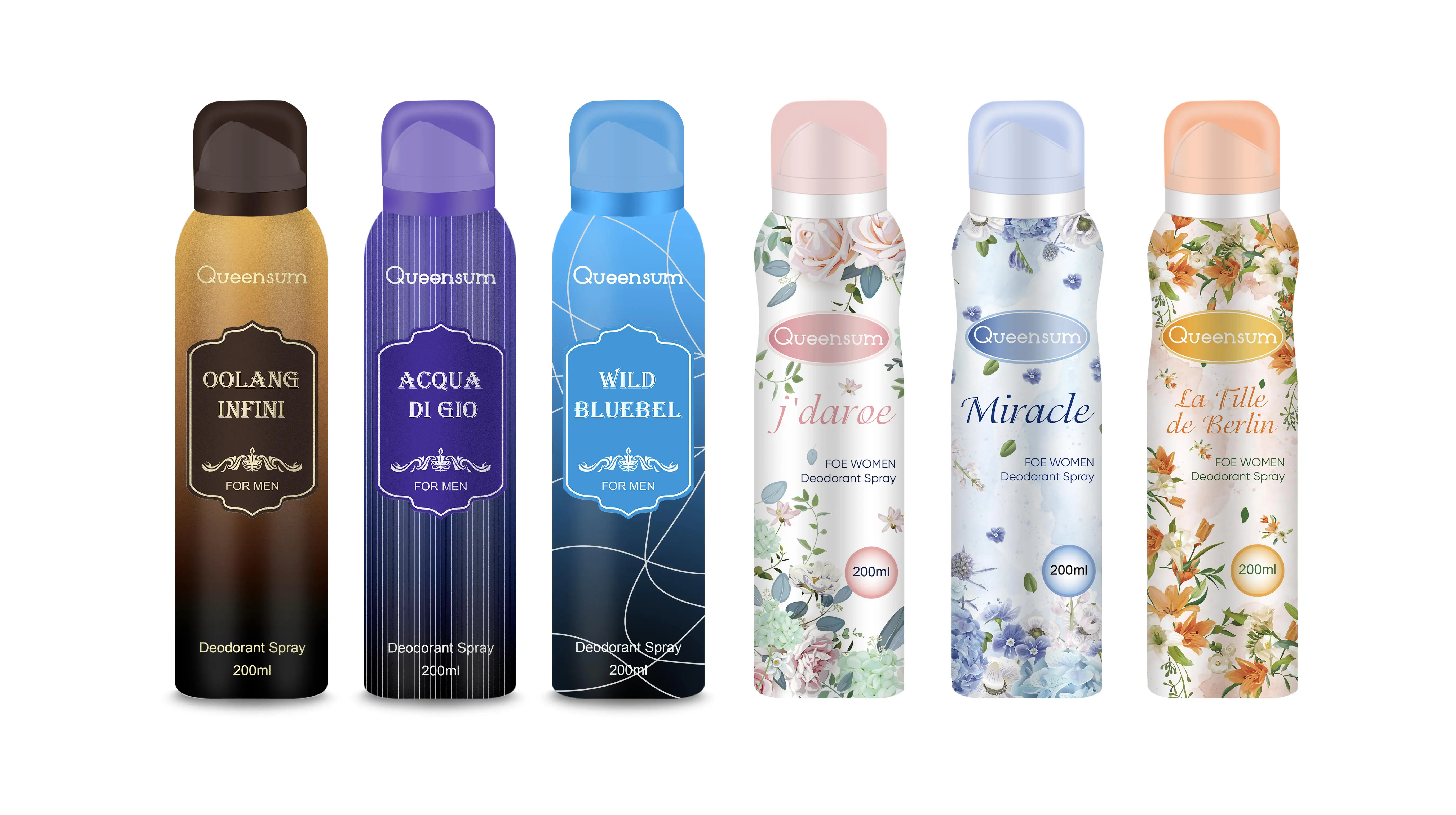 Free Samples Lasting Fragrance Body Mist Spray  Women Men Body Deodorant Spray