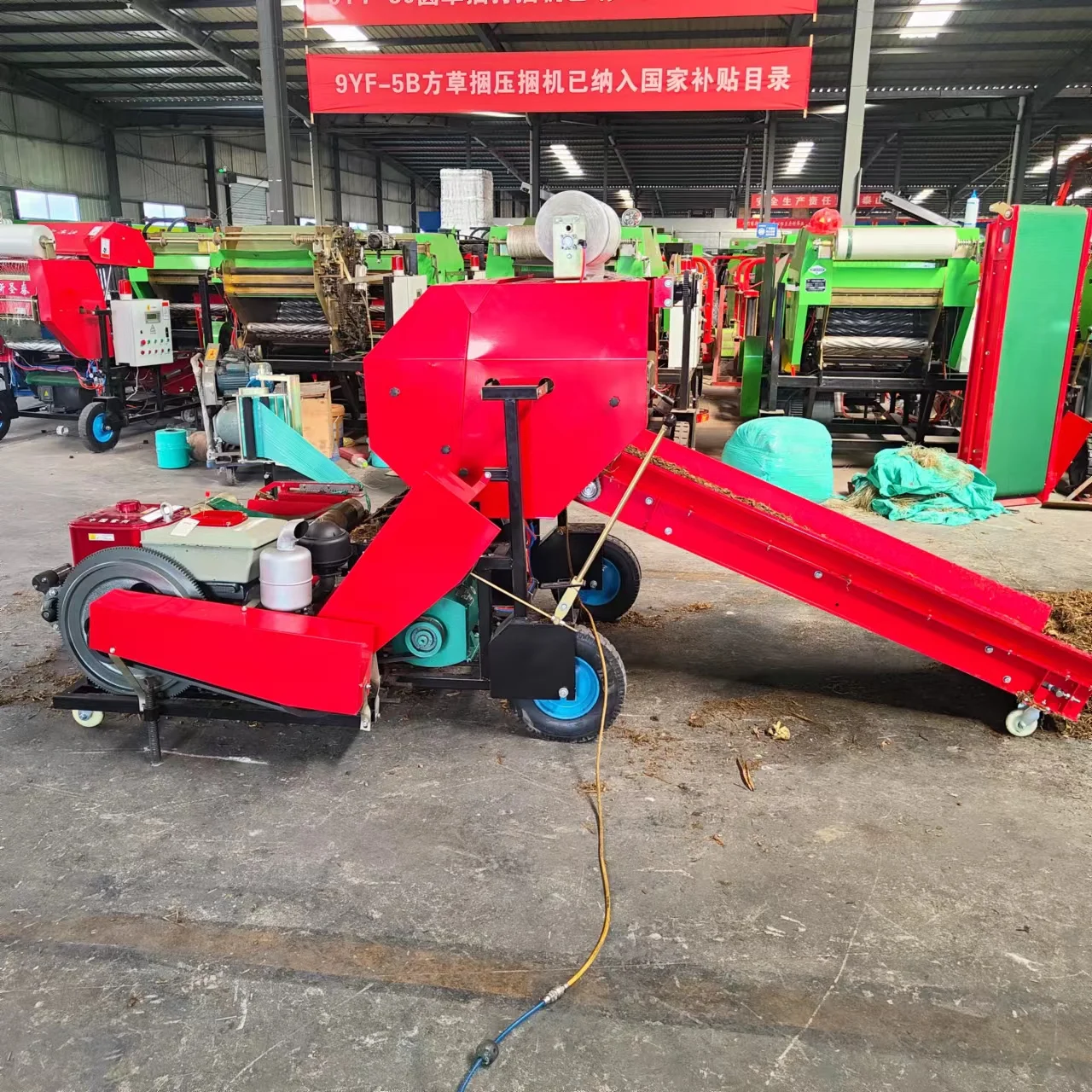 Corn Silage Packing Machine Silage Baler Machine  Forage Silage Round Baler and Wrapper Machine
