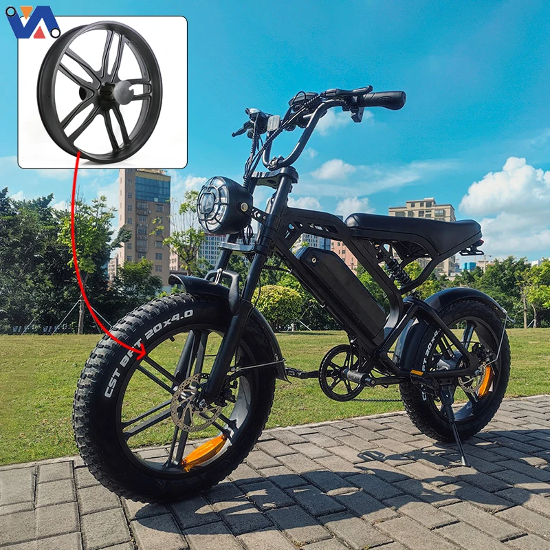product ouxi v8 front wheel electric bicycle part 20 inch fat bike front wheel conversion kit new image bicycle parts-9
