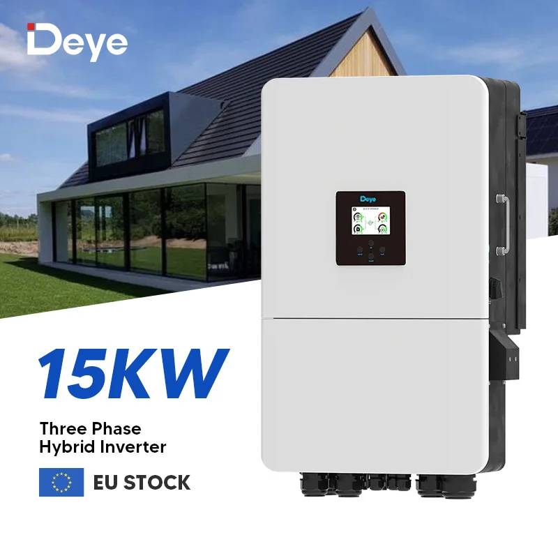 Inverter 10kw 15kw 20kw Hybrid Solar Inverter with Mppt Charge Controller deye SUN-12K-SG05LP3-EU-SM2 Wifi Hybrid Solar Inverter
