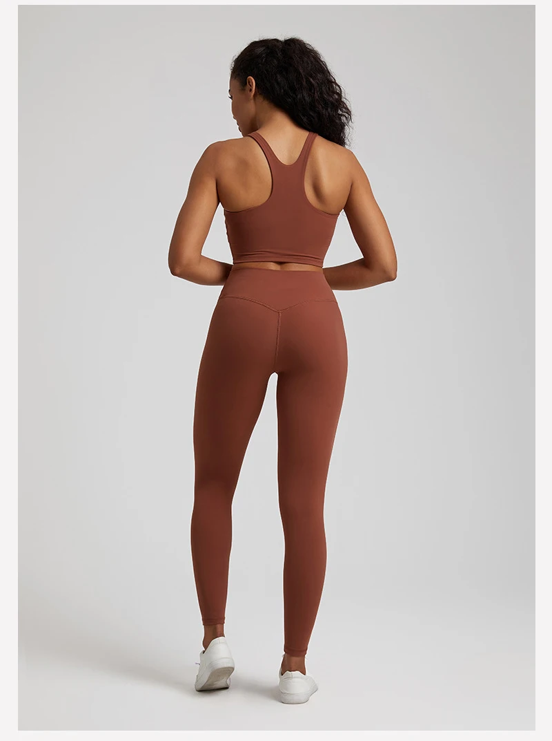 Wholesale Gym Sports Bra And Tights Legging 2 Piece Set Sports Wear