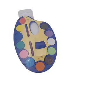 CX1-025 Water Color With Water Brush Painting Set Art Supplies Watercolor Paints Solid Color