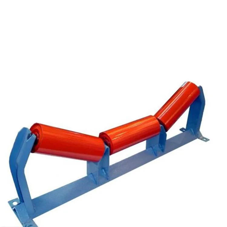 Belt Conveyor Side Guide Roller Idler Troughing Steel Carrier Roller for Crashing Plant Coal Mining Belt Conveyor