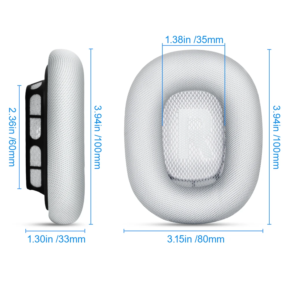 Soft Replacement In-Ear Earphone Earbuds Ear Cushions for Airpod Max Case  Cover Ear Cushions for Apple Airpods Max