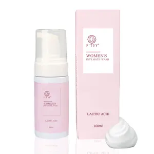 Private Label Organic Female Intimate Care Daily Yoni Lactic Acid Wash Foam Balance PH Yoni Cleanser Lactic Mousse