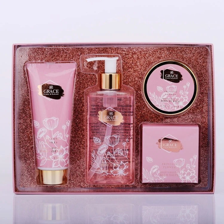 Ecofriendly Luxury Mother Day Gift Set Natural Organic Shower Gel Body