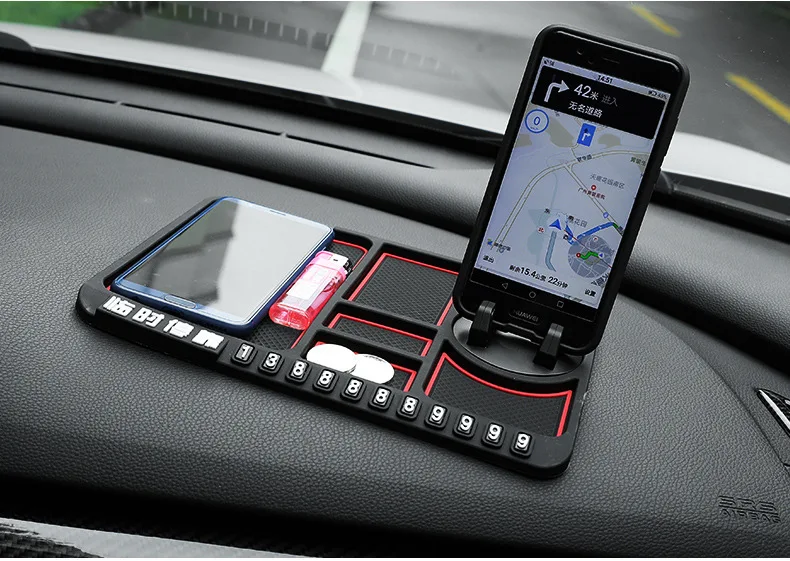 New arrival dashboard non slip multifunctional cell phone GPS holder mat pad for car