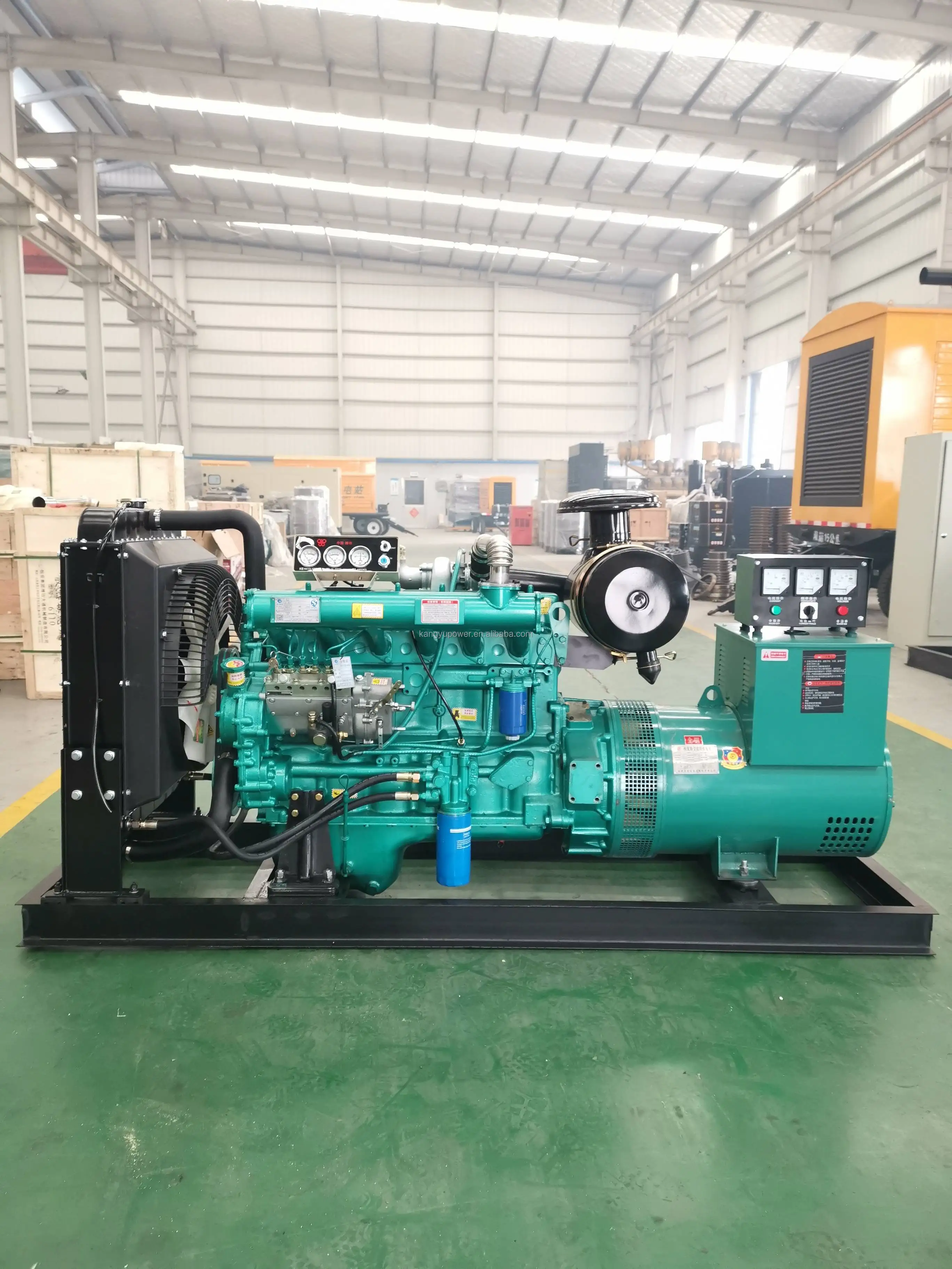 Isuzu 50kva Silent Diesel Generator with Open Frame 50/60Hz Frequency Best Price for Tanzania