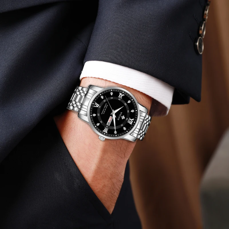 Herrenuhr Armbanduhr Ein Zeiger Einzeigeruhr 24 Stunden Timur Calm