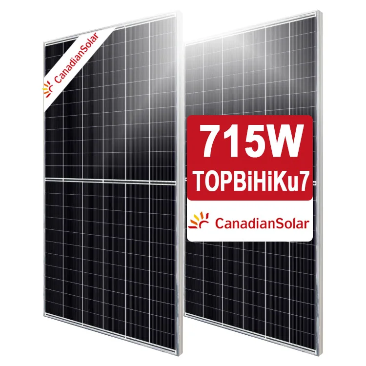 Canadian Solar Panel Topbihiku7 N-type Bifacial Topcon 685-715w 685w ...