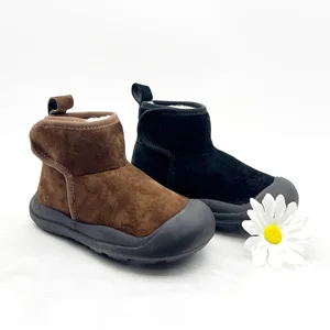 Professional Custom 100% Genuine Leather Casual Boots Children Shoes