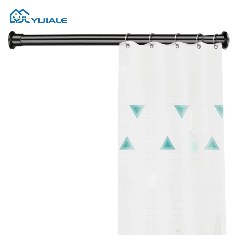 3m China Modern Curtain Rods Simple Tension Shower Curtain Rods Wholesale Retractable Curtain Rod