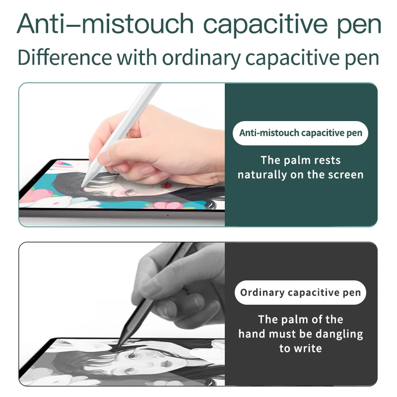 Обновленный 3Gen активный стилус для Apple Ipad Air Mini Pro планшет карандаш для рисования умный анти-mistouch 1,0 мм Тонкий Магнитный наконечник на ipad