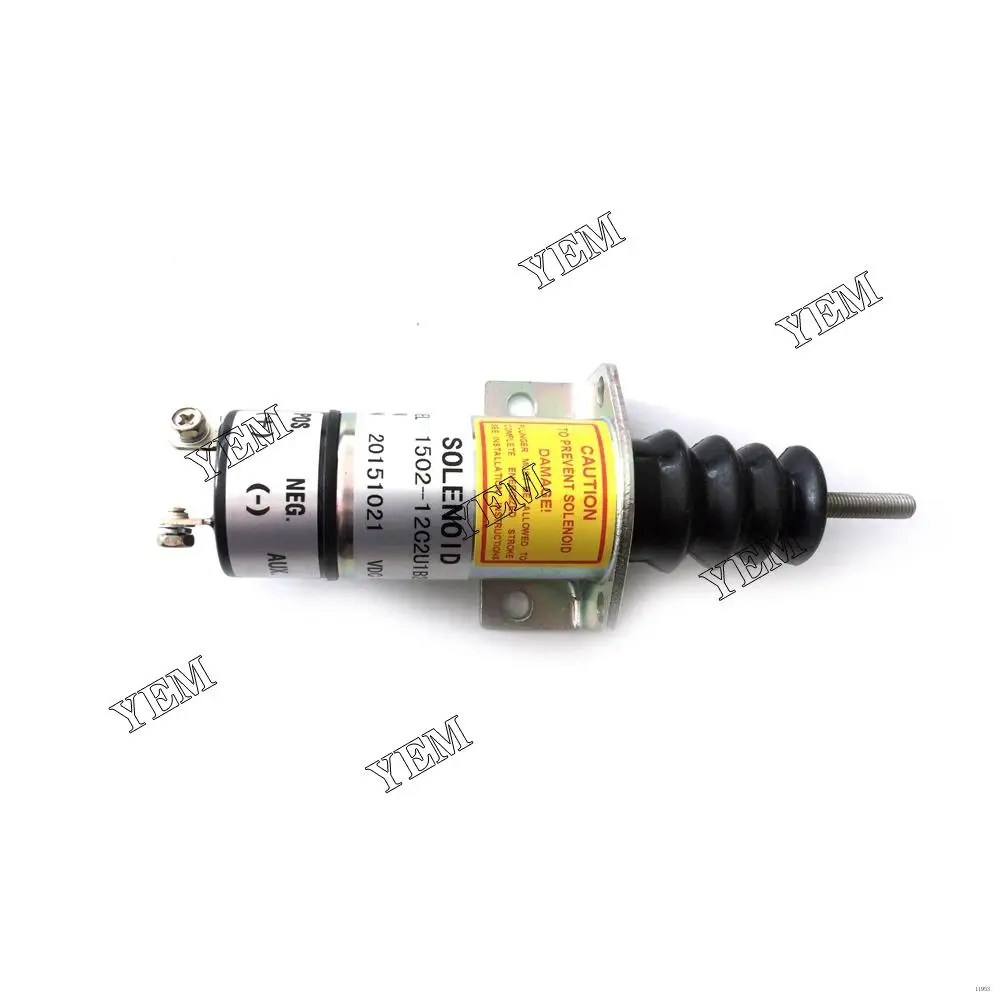 Fuel Shut Off Stop Solenoid 1502-12C2U1B2 for Kubota