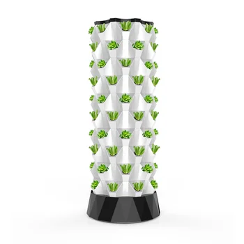 Hydroponic Pineapple Planting Type Vertical System Hydroponic Grow Tower Agriculture Vertical tower With Led Light