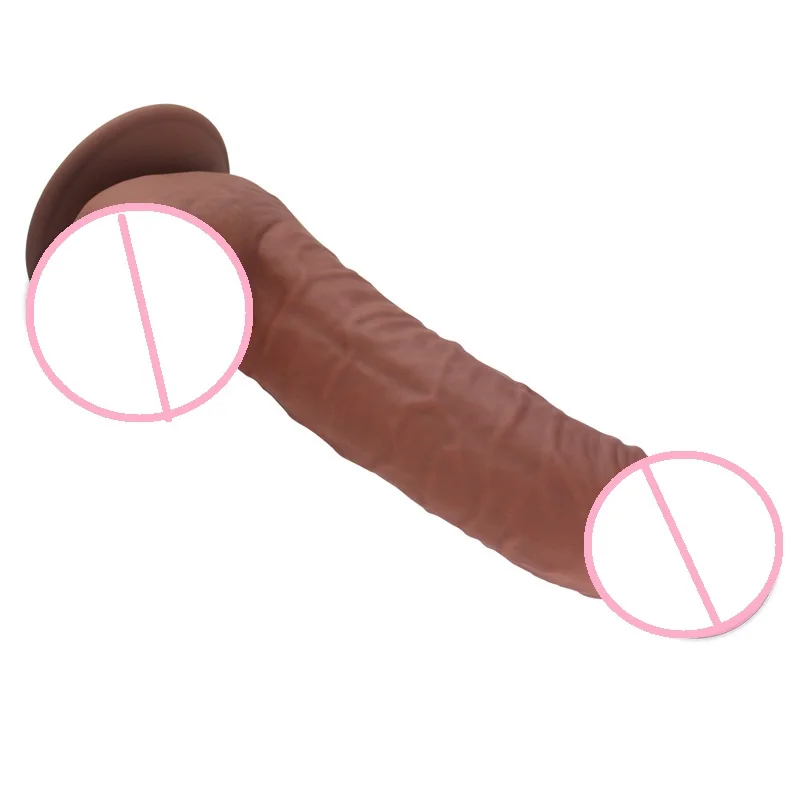 Realistic 7 Inch Silicone Dildo Powerful Suction Cup Soft Big Penis Sex Toys for Women and Men