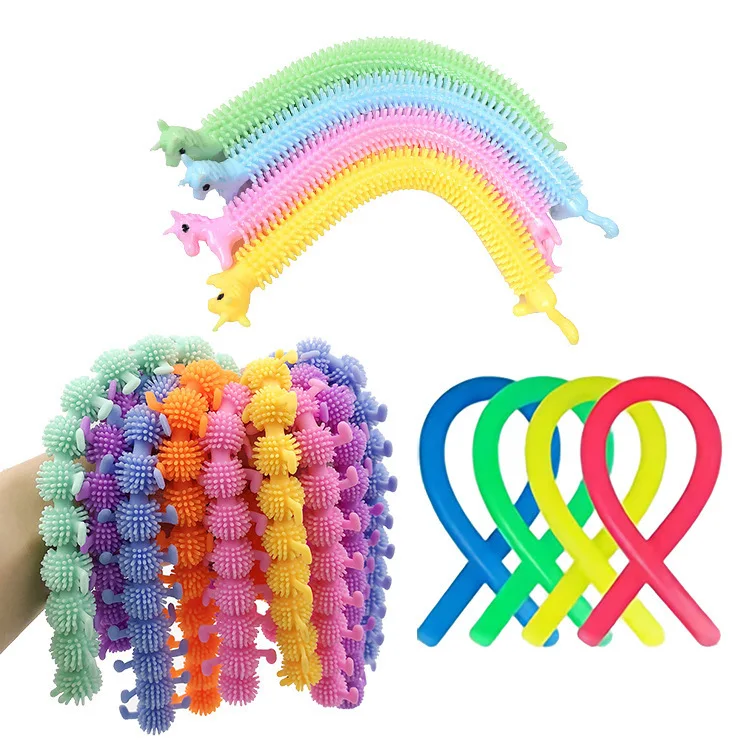 Factory Price Gel Bracelet Band Unicorns Decompression Vent Gifts Toy for Kids Ramen Strips Soft Plastic Toys