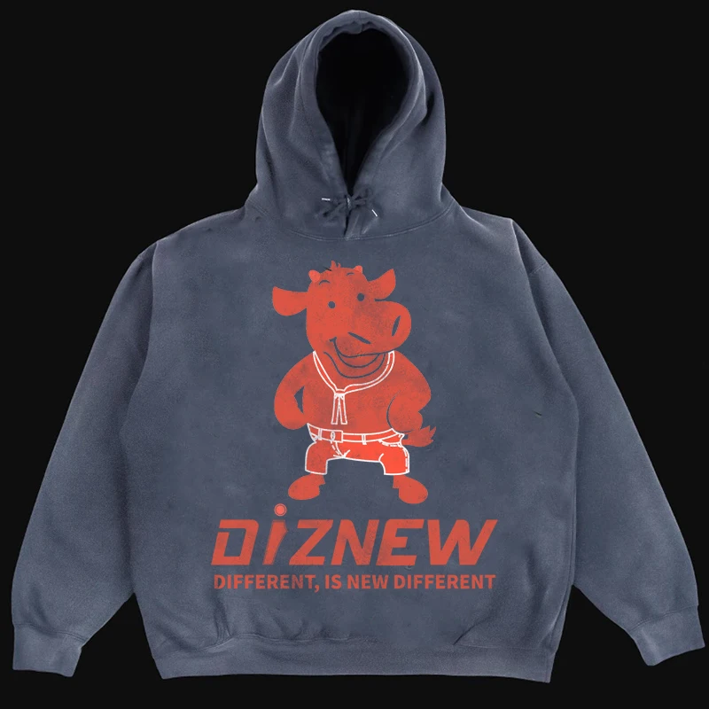 DiZNEW 2022 100% cotton hoodie high quality  custom graphic design heat transfer hot hoodie top for men factory