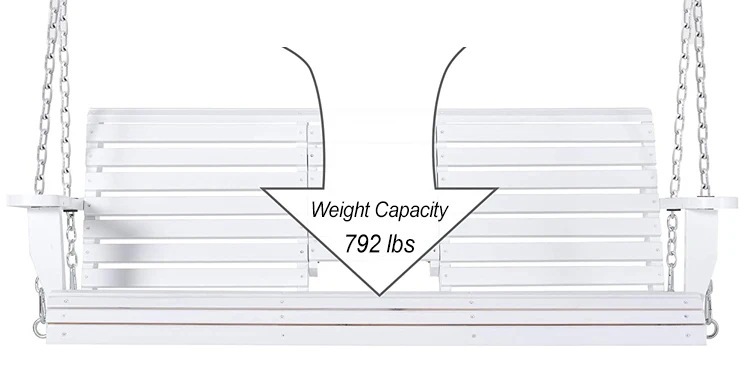 Бесплатное техническое обслуживание, переработанный водонепроницаемый наружный подвесной стул HDPE