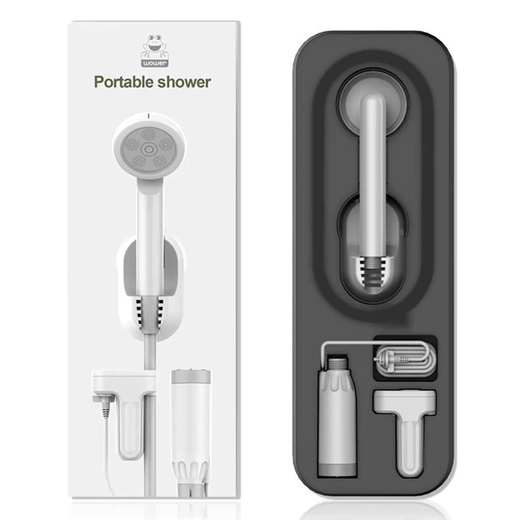 Outdoor Camping Gear High Quality Detachable Battery Rechargeable Shower Camp Portable for Camper Shower Station