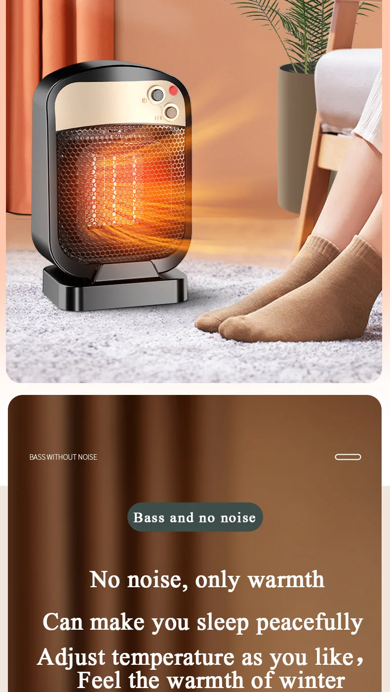 Wholesale Small Heater Office Home Desktop Electric Heater Tilt