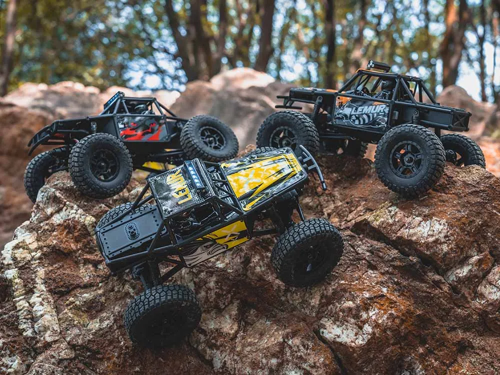 FMS LEMUR FCX24 1/24スケール 4WD RTR 赤 FMS 1:24 FCX24 Lemur RTR Crawler Car – rc-wing
