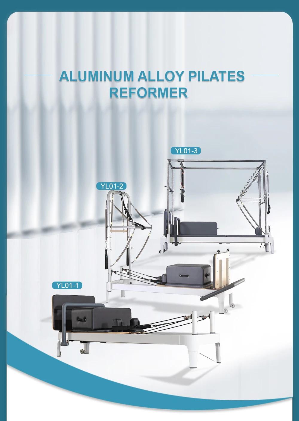 Aluminum Price Bed Pilates Reformer Equipment Machine Fold Reformer