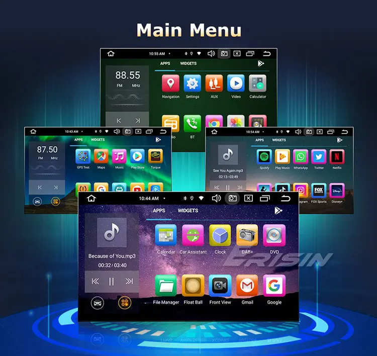 EU Erisin ES8570D 8-Core Android 13.0 Autoradio GPS Wireless CarPlay DTV DSP per Fiat DUCAT CITROEN JUMPER USB Schermo diviso_voghion.com