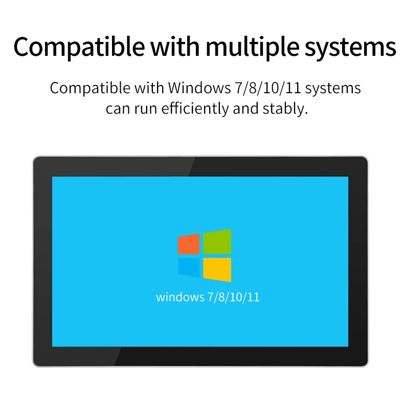 Embedded 15.6 Inch Capacitive Touch Screen Panel Pc 4g Ram 128g Ssd Win