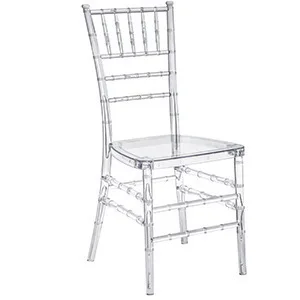 High Quality Pc Stackable Party Banquet Hall Plastic clear Wedding Chair tiffany Phoenix Chairs for Event